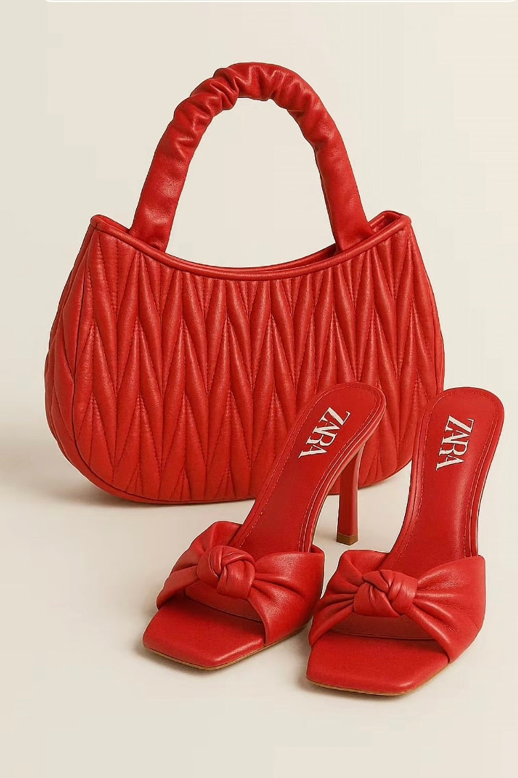 Ensemble Glamour Sac & Mules à Talons