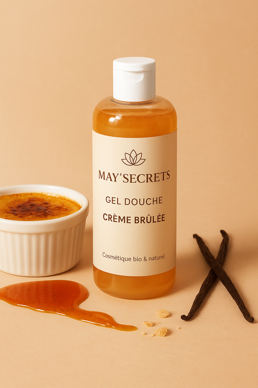 🍮 Gel Douche Gourmand – Crème Brûlée