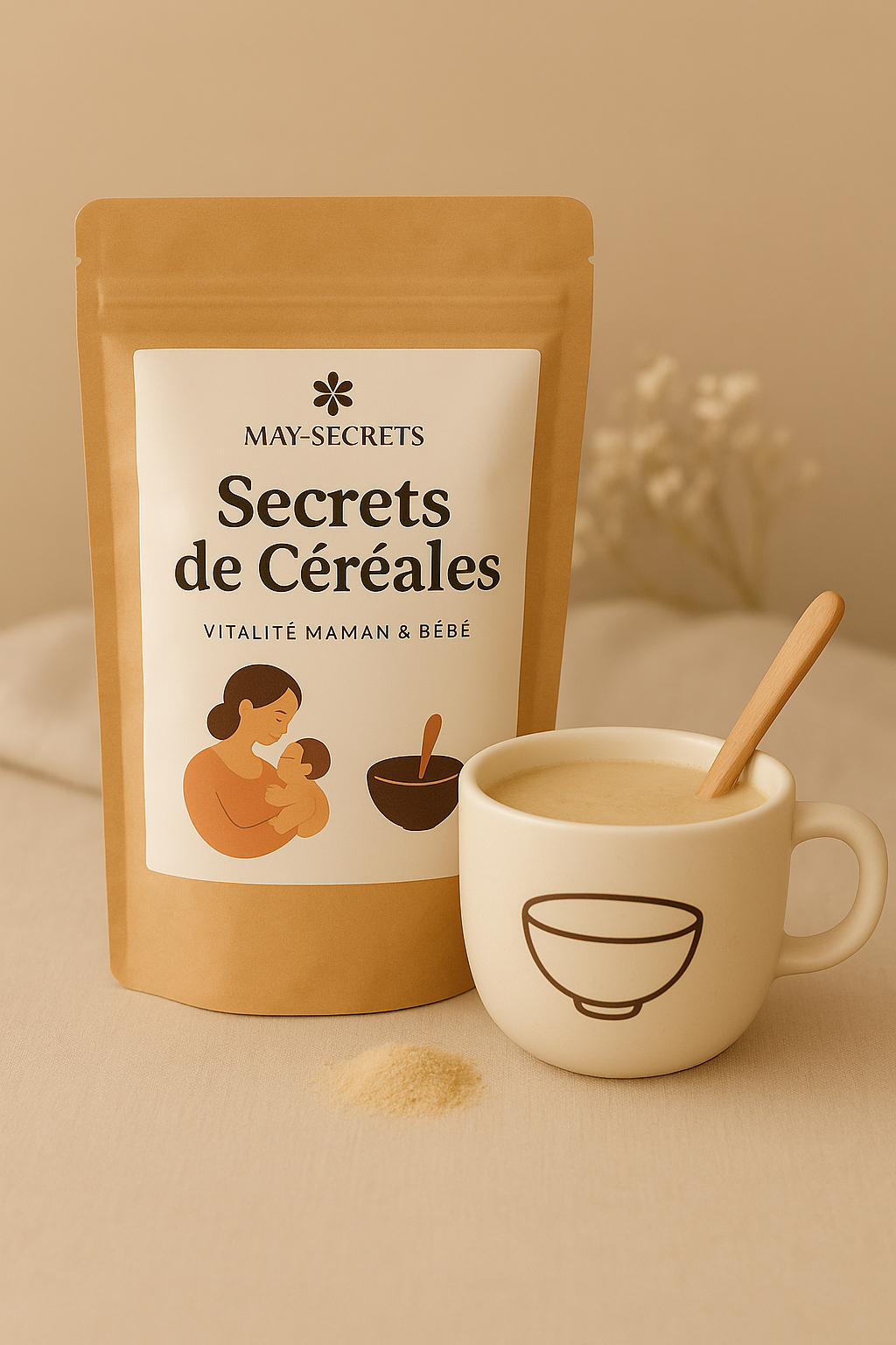 Secrets de Céréales – Douceur de Banane 🍌 (+ 1 Tasse Offerte 🎁)