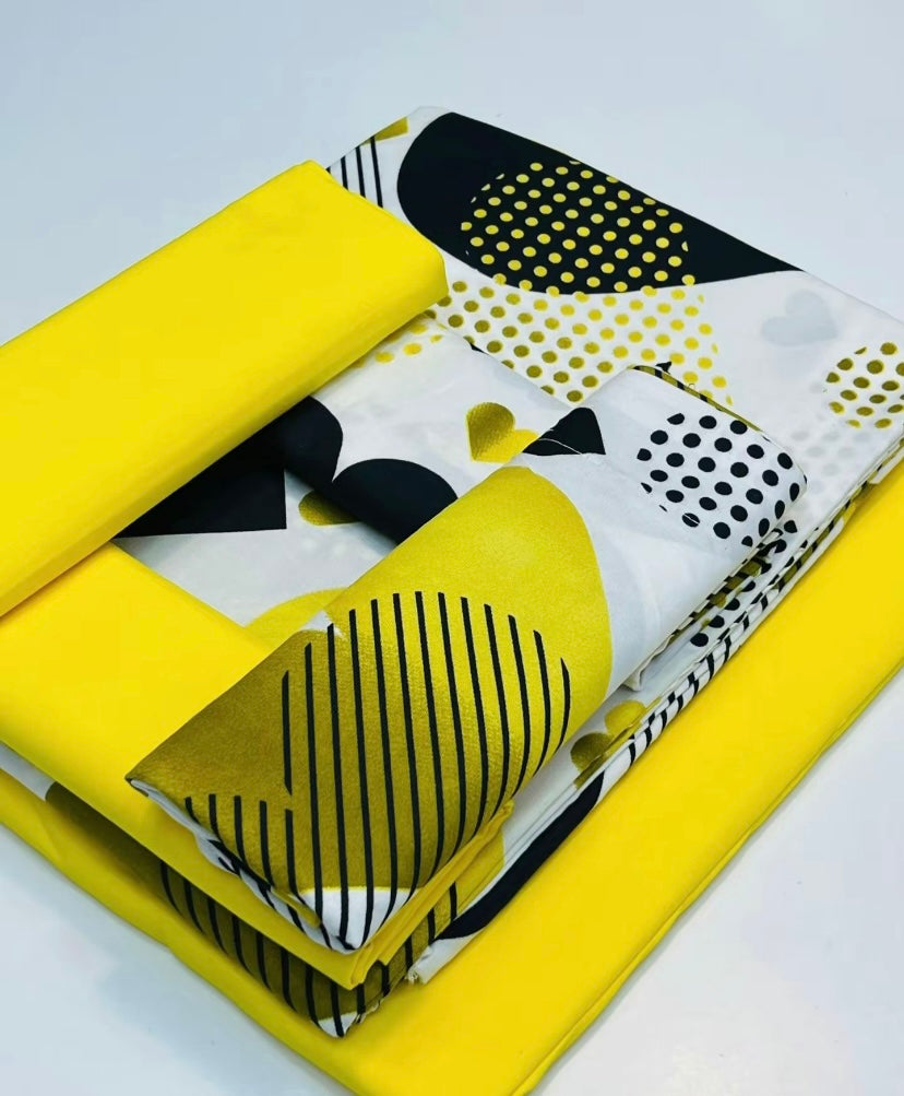 Draps 6 Pièces Coton Pakistan | Luxe & Douceur | Parure Complète