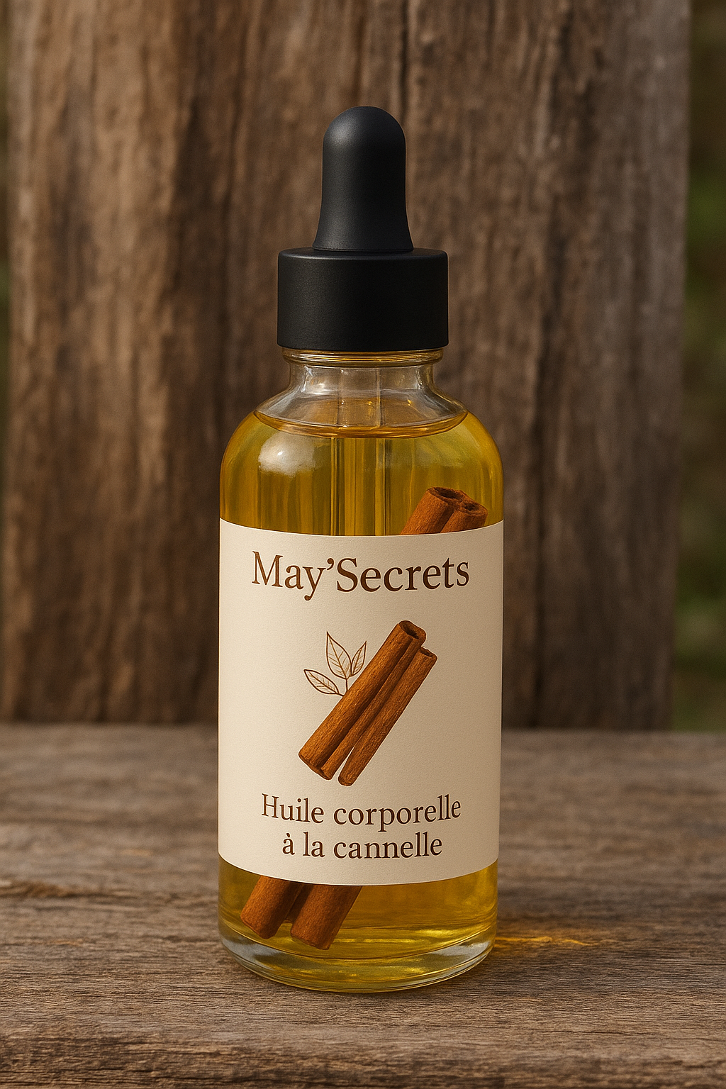 Huile corporelle à la cannelle | Sérum raffermissant & nourrissant