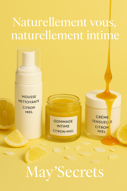 🌼 Trio Intime Citron & Miel Fraîcheur délicate, douceur apaisante
