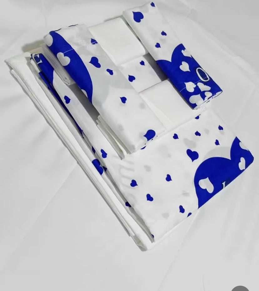 Draps 6 Pièces Coton Pakistan | Luxe & Douceur | Parure Complète