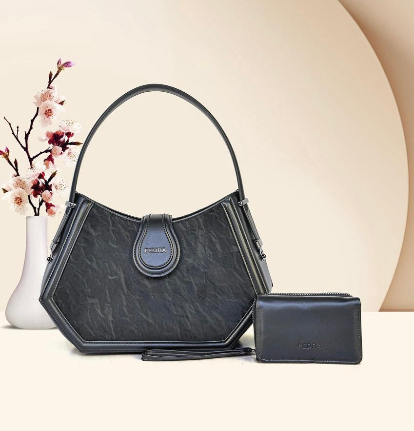 Sac à Main Élégant avec Portefeuille Assorti – Set Chic & Pratique