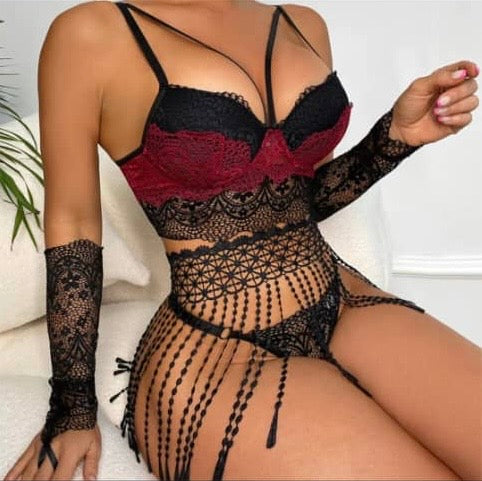 ✨ Ensemble Lingerie en Dentelle – Élégance & Féminité ✨