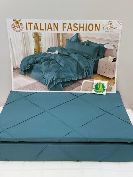 Parure de Lit Italian Fashion – 100% Coton Premium