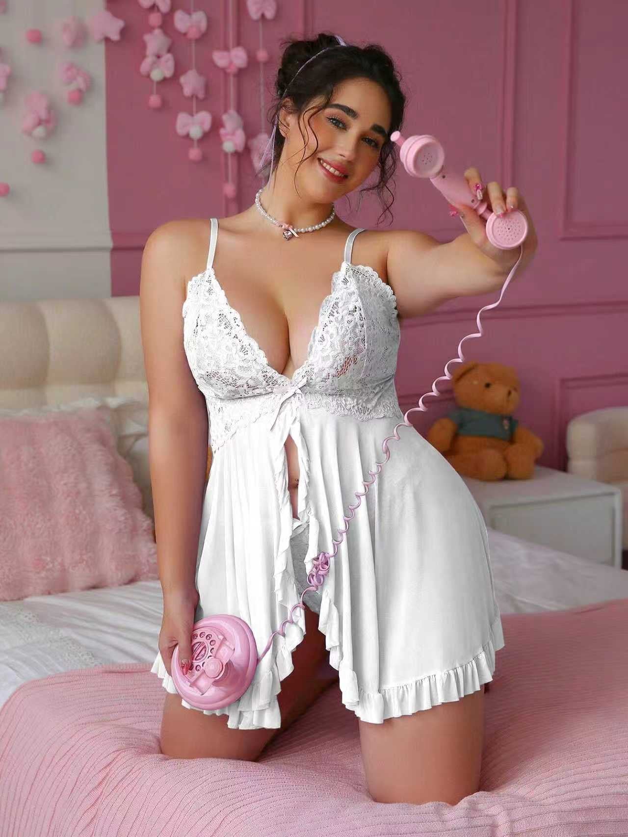 ✨ Nuisette Dentelle Deux Pièces – Nouvelle Collection ✨