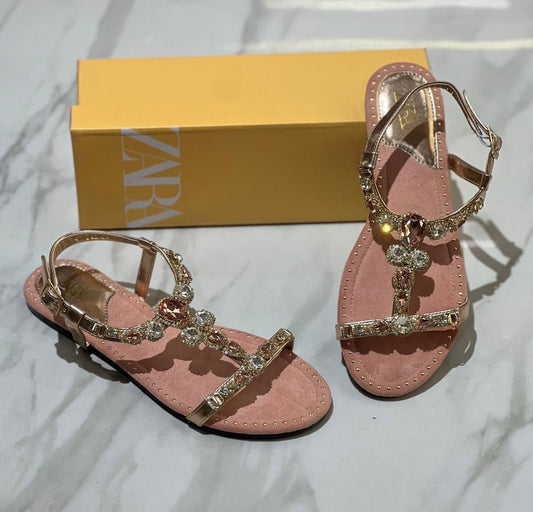 Sandales Femme Élégantes à Strass – Confort & Style Chic (Plusieurs Couleurs)