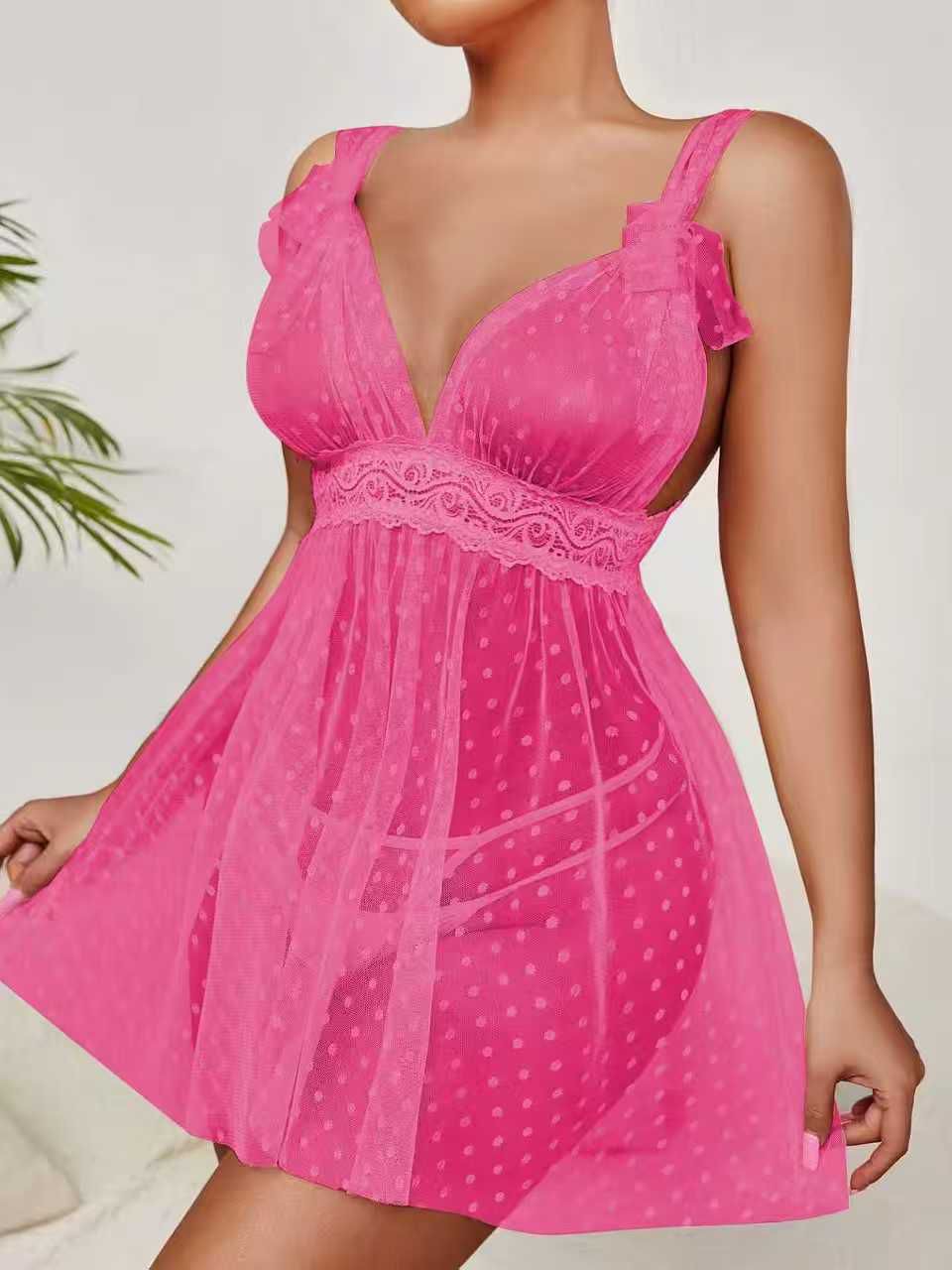 Nuisette Voile Romance – Spécial Big Size