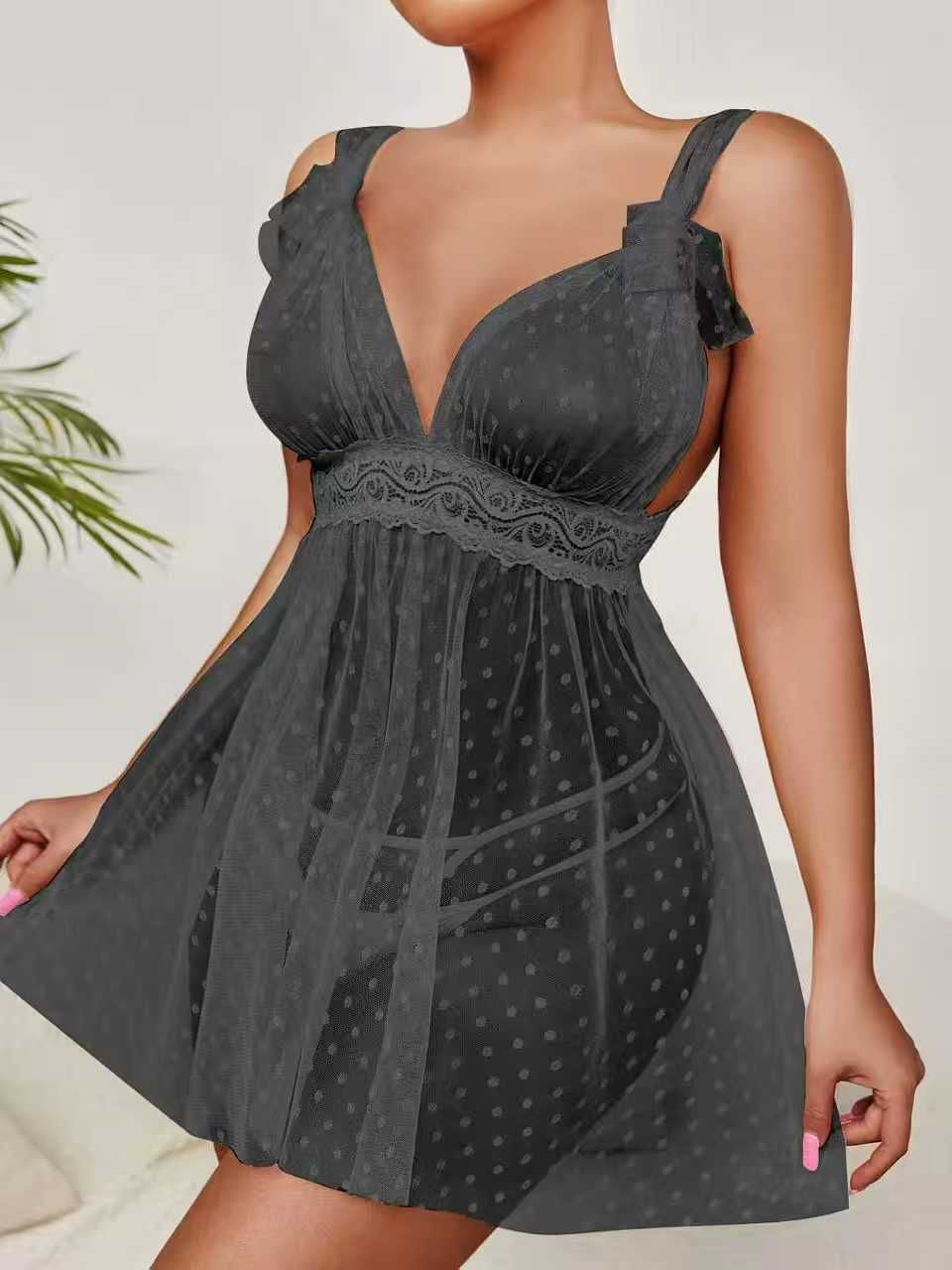 Nuisette Voile Romance – Spécial Big Size