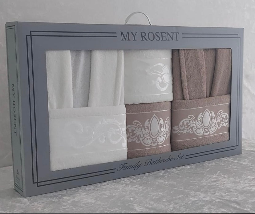 🛁 Set Peignoir & Serviettes – My Rosent