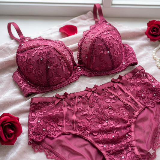 💞 Ensemble “Dentelle Royale” – Lingerie fine May’Secrets