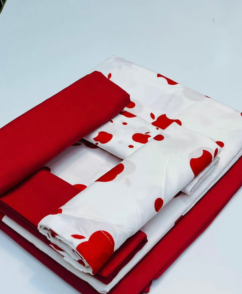 Draps 6 Pièces Coton Pakistan | Luxe & Douceur | Parure Complète