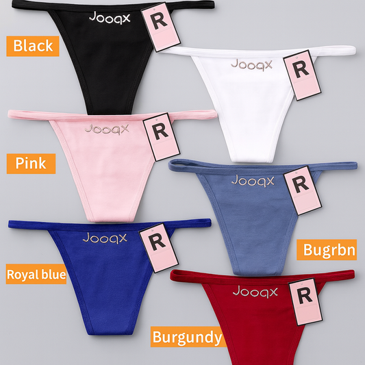 Lot de 5 Slips en Dentelle Cotonneuse